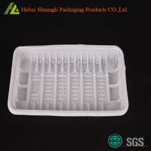 Rectangular disposable plastic fruit tray for sale